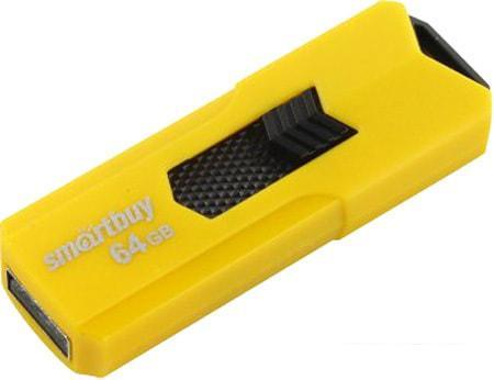 USB Flash Smart Buy Stream 64GB (желтый) - фото 3 - id-p220145572