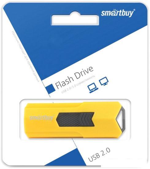 USB Flash Smart Buy Stream 64GB (желтый) - фото 5 - id-p220145572