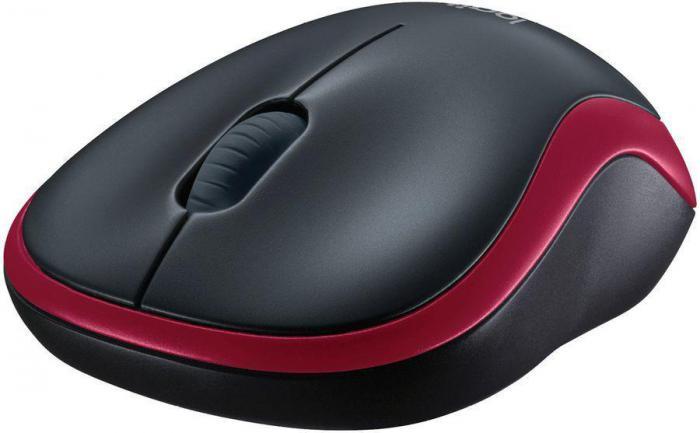 Мышь Logitech M185, оптическая, беспроводная, USB, черный и красный [910-002633] - фото 10 - id-p220107531