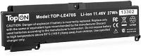 Батарея для ноутбуков TOPON TOP-LE470S, 2000мAч, 11.4В, Lenovo T460S, T470S [103373]