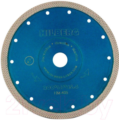 Отрезной диск алмазный Hilberg 200 ультратонкий турбо X / HM405 - фото 1 - id-p220191665