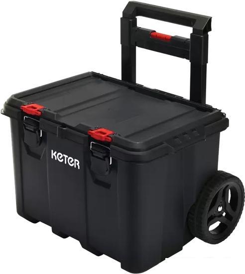Ящик для инструментов Keter Stack'N'Roll Cart Black 17210777 - фото 1 - id-p219837208