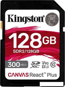 Карта памяти Kingston Canvas React Plus SDXC 128GB