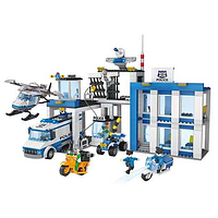 Конструктор Большой Полицейский участок 857 деталей , аналог LEGO (Лего), арт.4156
