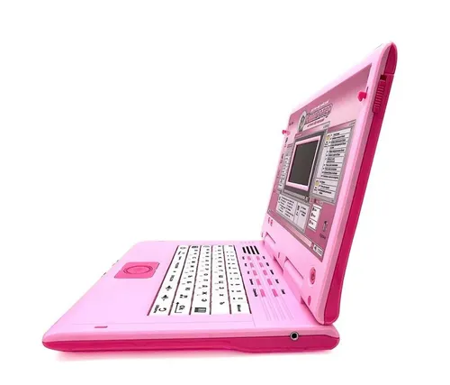 Детский обучающий ноутбук русско-английский 35 функций (розовый) - фото 2 - id-p220193906