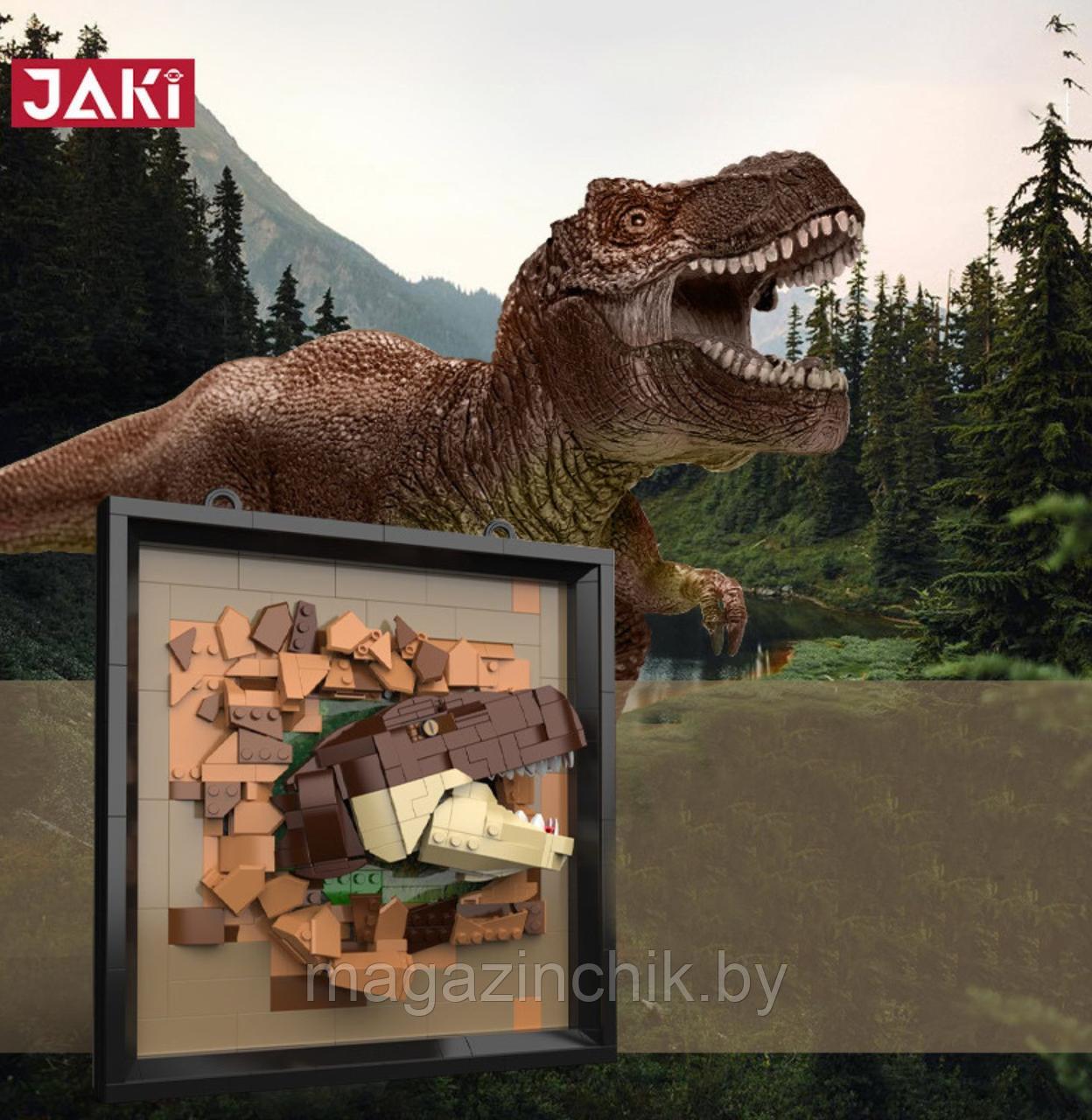 Конструктор Картина Динозавр Тирекс JK5301 аналог лего - фото 5 - id-p220194957
