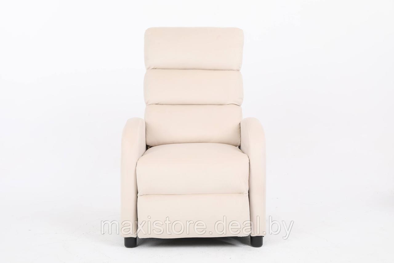 Кресло вибромассажное CALVIANO, модель 2164, бежевый велюр - фото 2 - id-p220195566