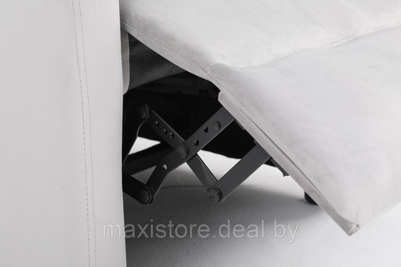 Кресло вибромассажное CALVIANO, модель 2164, серый велюр - фото 8 - id-p220195608