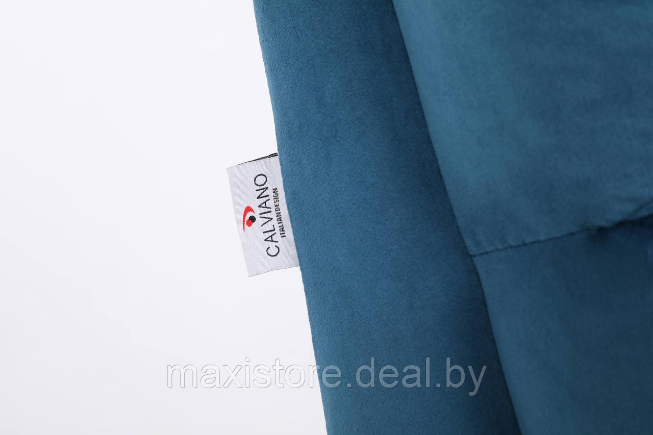 Кресло вибромассажное CALVIANO, модель 2164, синий велюр - фото 10 - id-p220195609