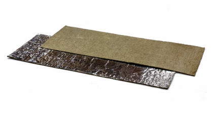 Базальтовый картон фольгированный "ТК-4" 5мм, 1000х500мм - фото 1 - id-p220195908