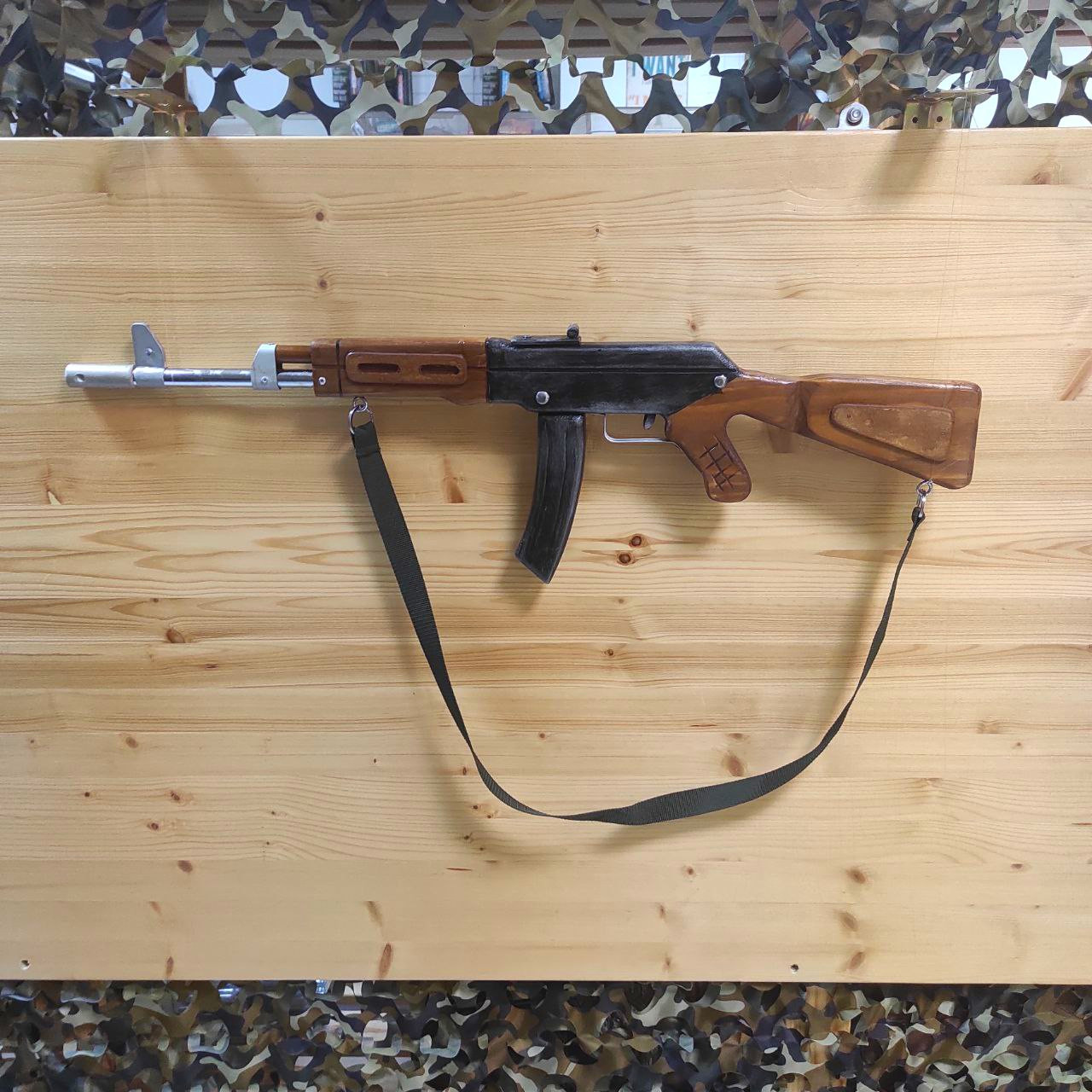 Макет автомата АК для допризывной подготовки в дереве купить в Минске