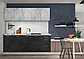 Кухня готовая Оля 1.8м МДФ Мрамор серый - Мрамор графитовый, фото 2