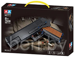 7608 Конструктор Пистолет Desert Eagle М1911, 382 детали