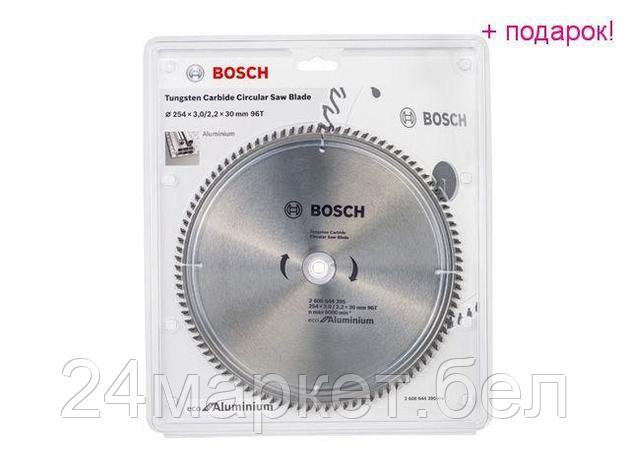 BOSCH Китай Диск пильный 254х30 мм 96 зуб. универсальный ECO ALUMINIUM BOSCH (твердоспл. зуб), фото 2