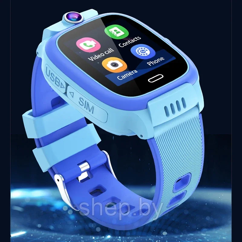 Детские умные часы Smart Watch Y36 (с поддержкой GPS, 4G, SIM, Wi-Fi) розовый, голубой, черный - фото 10 - id-p220196321