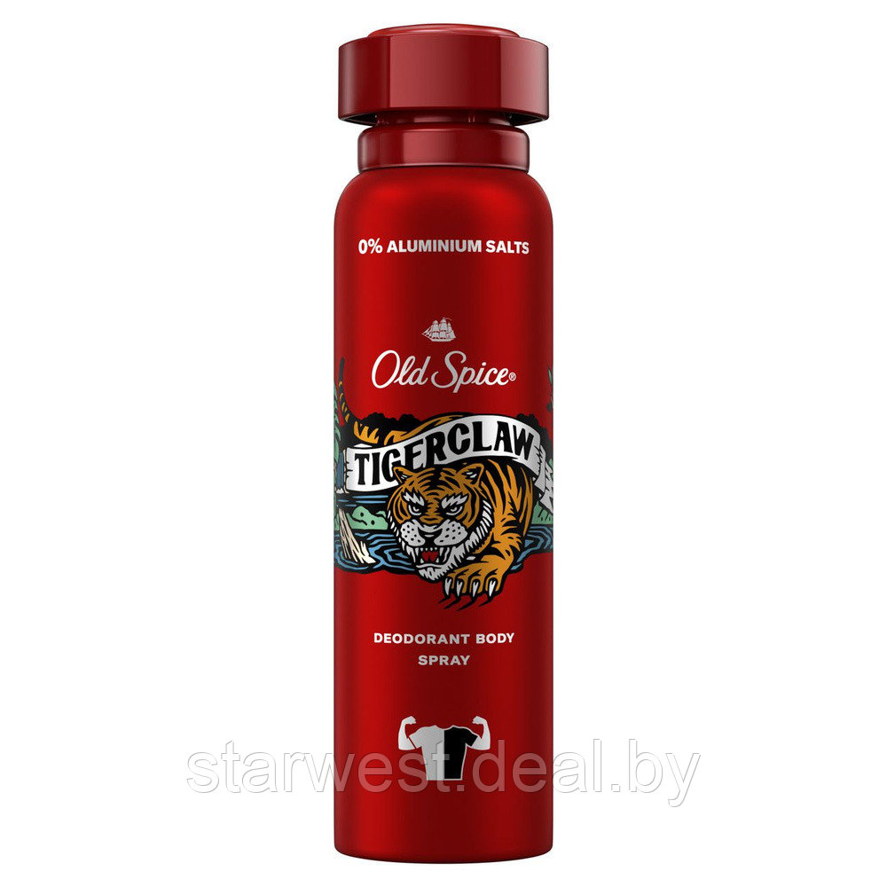 Old Spice TIGERCLAW 150 мл Мужской аэрозольный дезодорант-спрей - фото 1 - id-p220196418