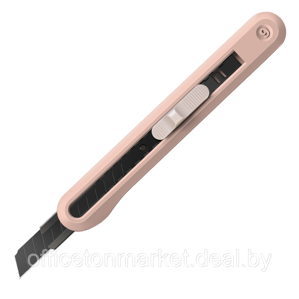 Нож для бумаги Deli "Nusign" усиленный, 0.9 см, красный - фото 1 - id-p219668341