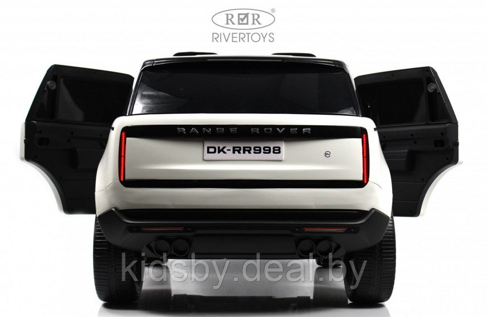Детский электромобиль RiverToys Y999YY (белый) Range Rover Полноприводный Двухместный - фото 3 - id-p220197522