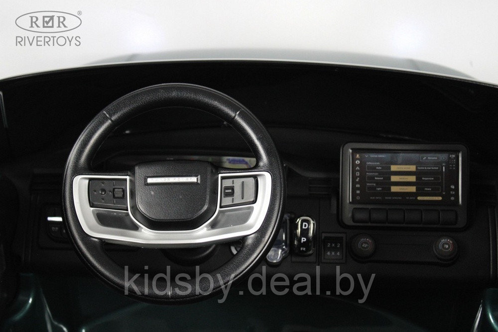 Детский электромобиль RiverToys Y999YY (белый) Range Rover Полноприводный Двухместный - фото 4 - id-p220197522