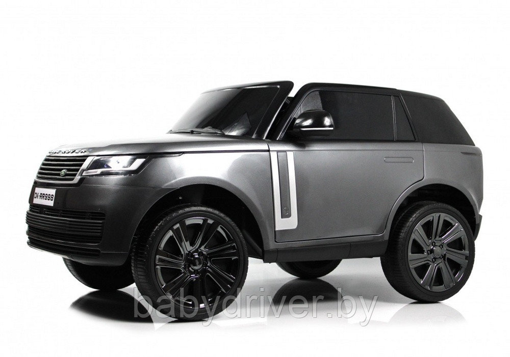 Детский электромобиль RiverToys Y999YY (серый глянец) Range Rover Полноприводный Двухместный