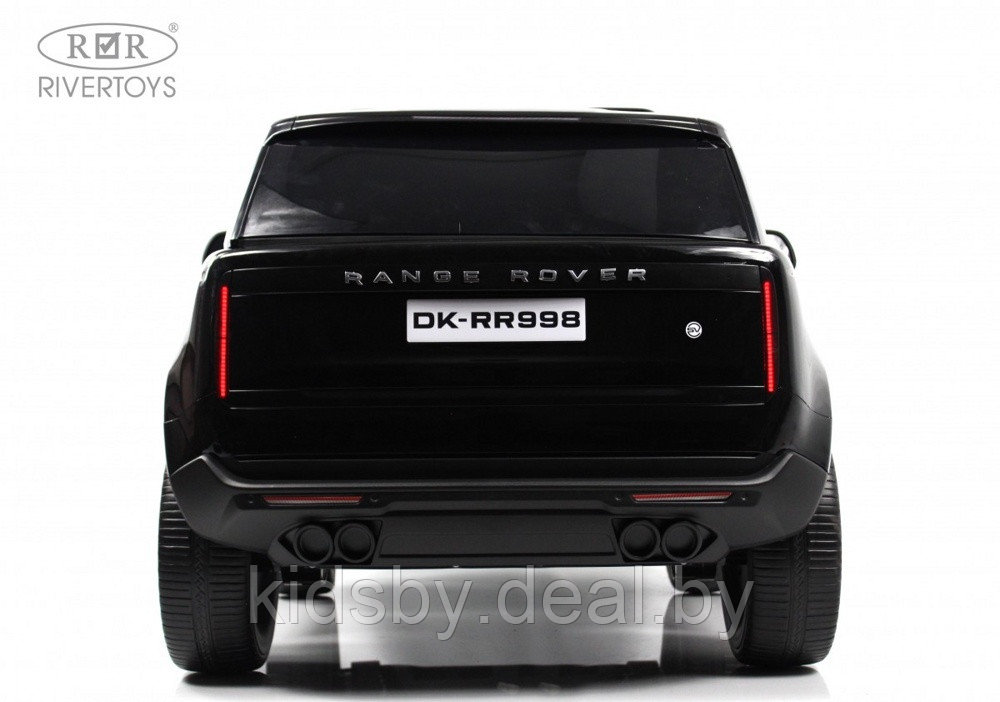 Детский электромобиль RiverToys Y999YY (черный глянец) Range Rover Полноприводный Двухместный - фото 4 - id-p220197526