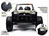 Детский электромобиль RiverToys Buggy A707AA 4WD (Special камуфляж) Кондиционер двухместный полноприводный, фото 2