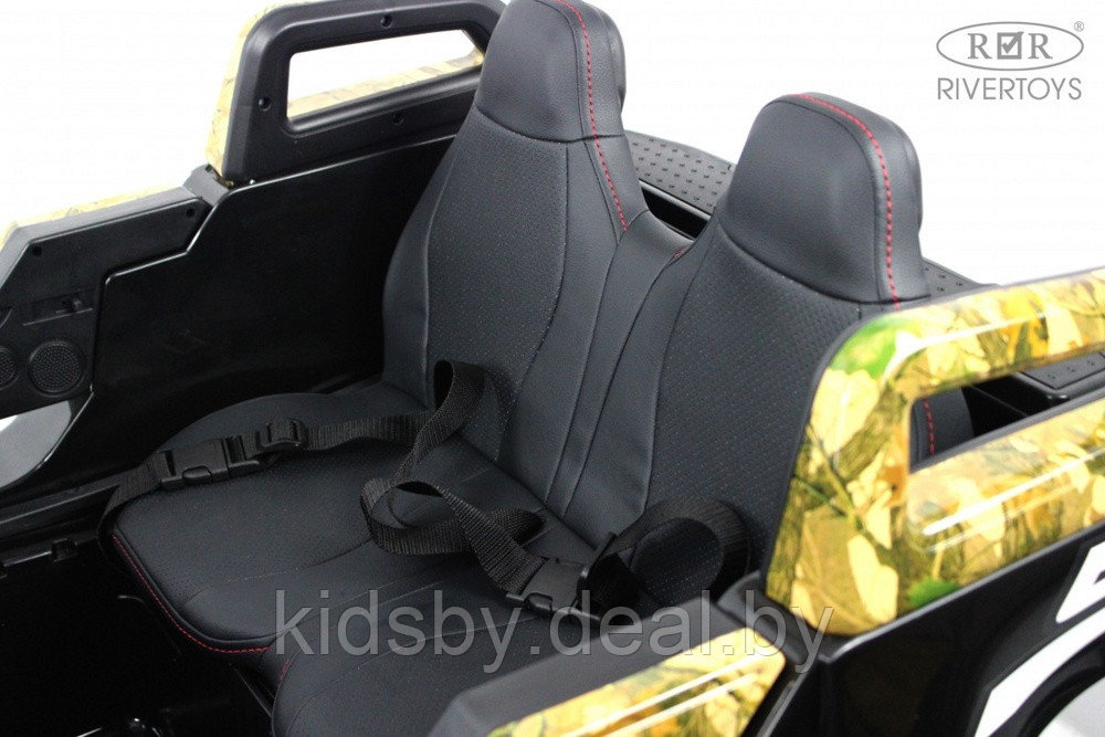 Детский электромобиль RiverToys Buggy A707AA 4WD (Special камуфляж) Кондиционер двухместный полноприводный - фото 5 - id-p220197527