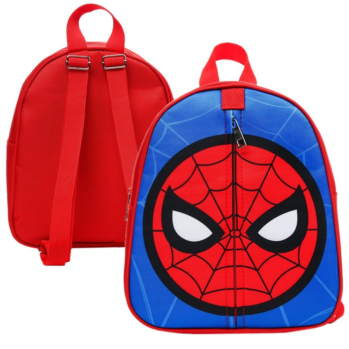 Рюкзак детский, на молнии, 23х27 см, Человек-паук - фото 1 - id-p220199857