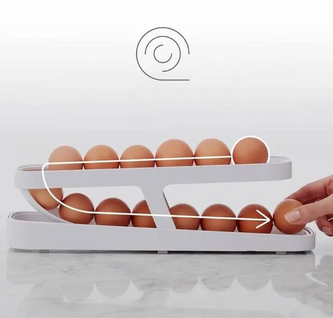 Контейнер для яиц в холодильник автоматический, подставка для яиц Ege Dispenser - фото 7 - id-p215398027