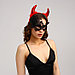 Карнавальный костюм чертика «Роковая красотка» (рожки+ маска), фото 3