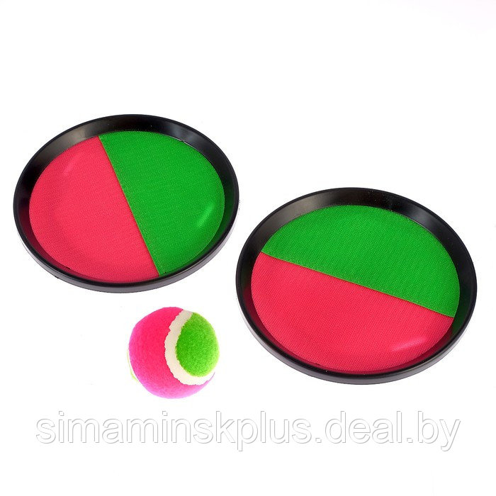Игра «Поймай мяч», на липучках, диаметр 18,5 см - фото 1 - id-p220200797
