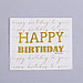 Салфетки бумажные  Happy birthday, 20 шт, золотое тиснение, 25 х 25см, фото 5