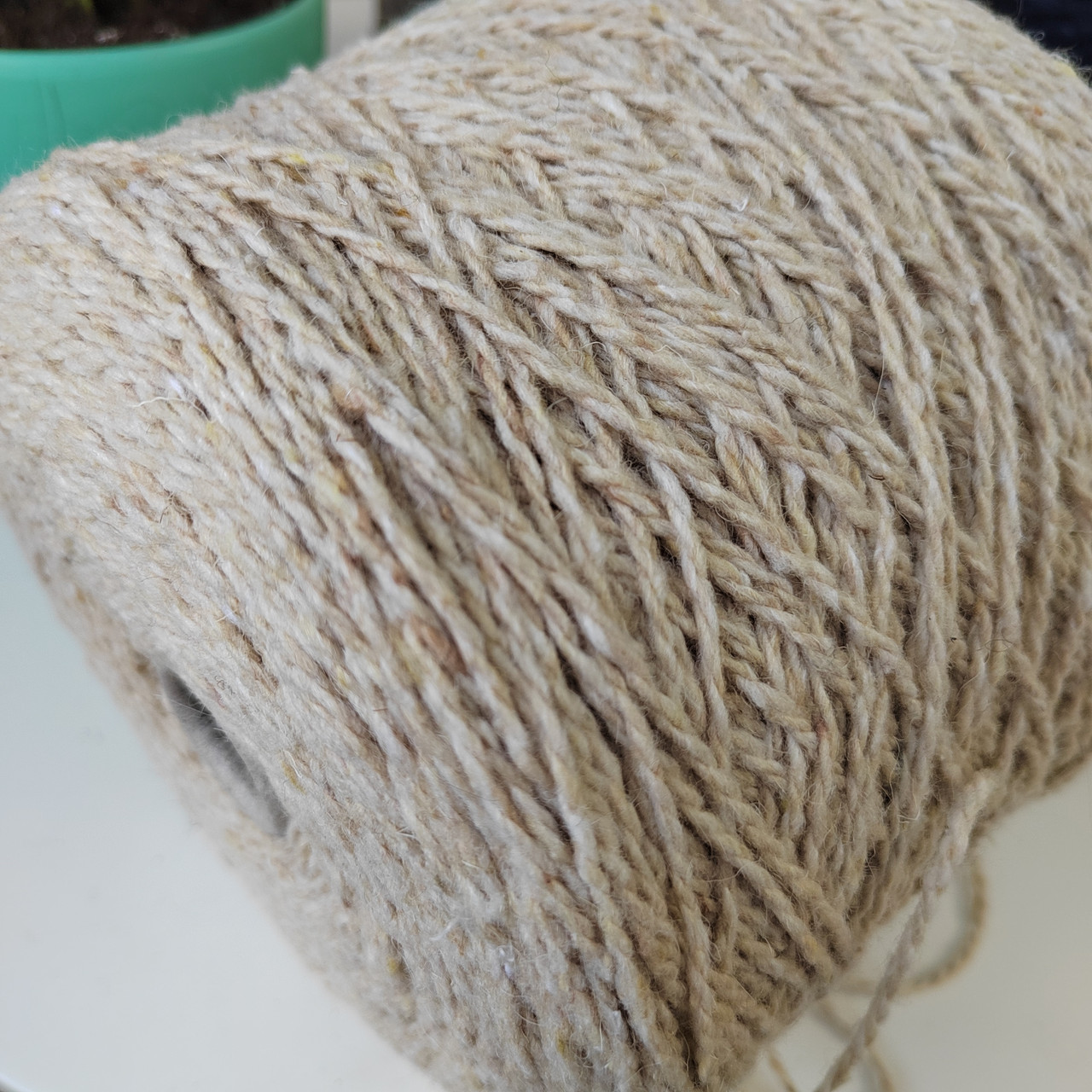 Filat Italia Tweed inverno 50%овечья шерсть, 40%акрил, 5%полиэстер, 5%ост. волокна 135м 100г цвет: песочный