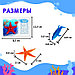 Набор фигурок животных для детей с обучающими карточками «Подводный мир», карточки, по методике Монтессори, фото 4