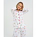 Пижама новогодняя женская (рубашка и брюки) KAFTAN "Deers", цвет белый, размер 52-54, фото 7