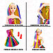 Кукла-модель шарнирная «Радужный стиль», в платье, фото 3