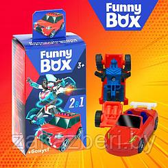 Набор для детей Funny Box «Трансформеры» Набор: карточка, фигурка, лист наклеек, МИКС