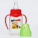 Бутылочка для кормления Nut milk, классическое горло, от 0 мес, 150 мл., цилиндр, с ручками, фото 3
