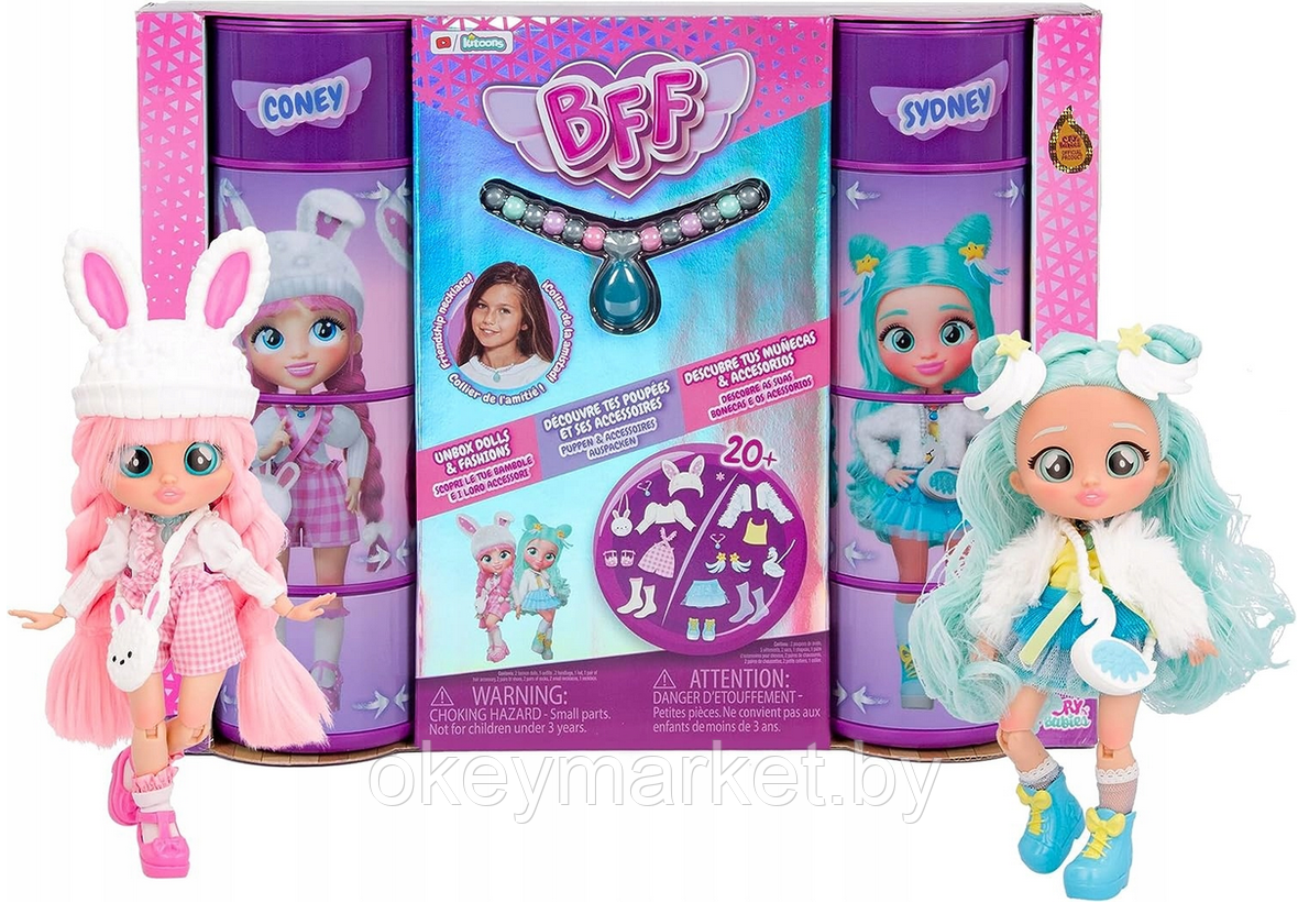 Набор кукол Cry Babies BFF Coney Sydney Кони и Сидни IMC Toys 904316, фото 2