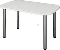 Кухонный стол Senira Р-001-01 (белый глянец/хром)