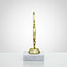 Кубок «Скрипичный ключ», подставка камень белая, 18,5 х 6,5 х 6,5 см, фото 3