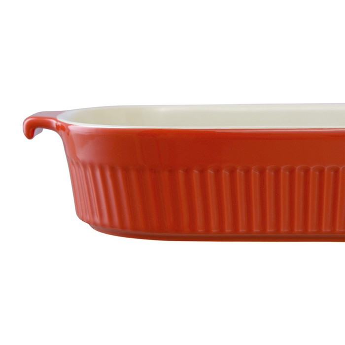 Блюдо для запекания soft ripples, 29,2х18,2 см, красное - фото 4 - id-p220205754