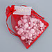 Мешочек подарочный органза бордовый «Счастье внутри», с шильдиком, 16 х 24 см +/- 1.5 см, фото 4