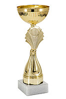 Кубок "Азарт" на мраморной подставке , высота 27 см, чаша 10 см арт. 308-270-100