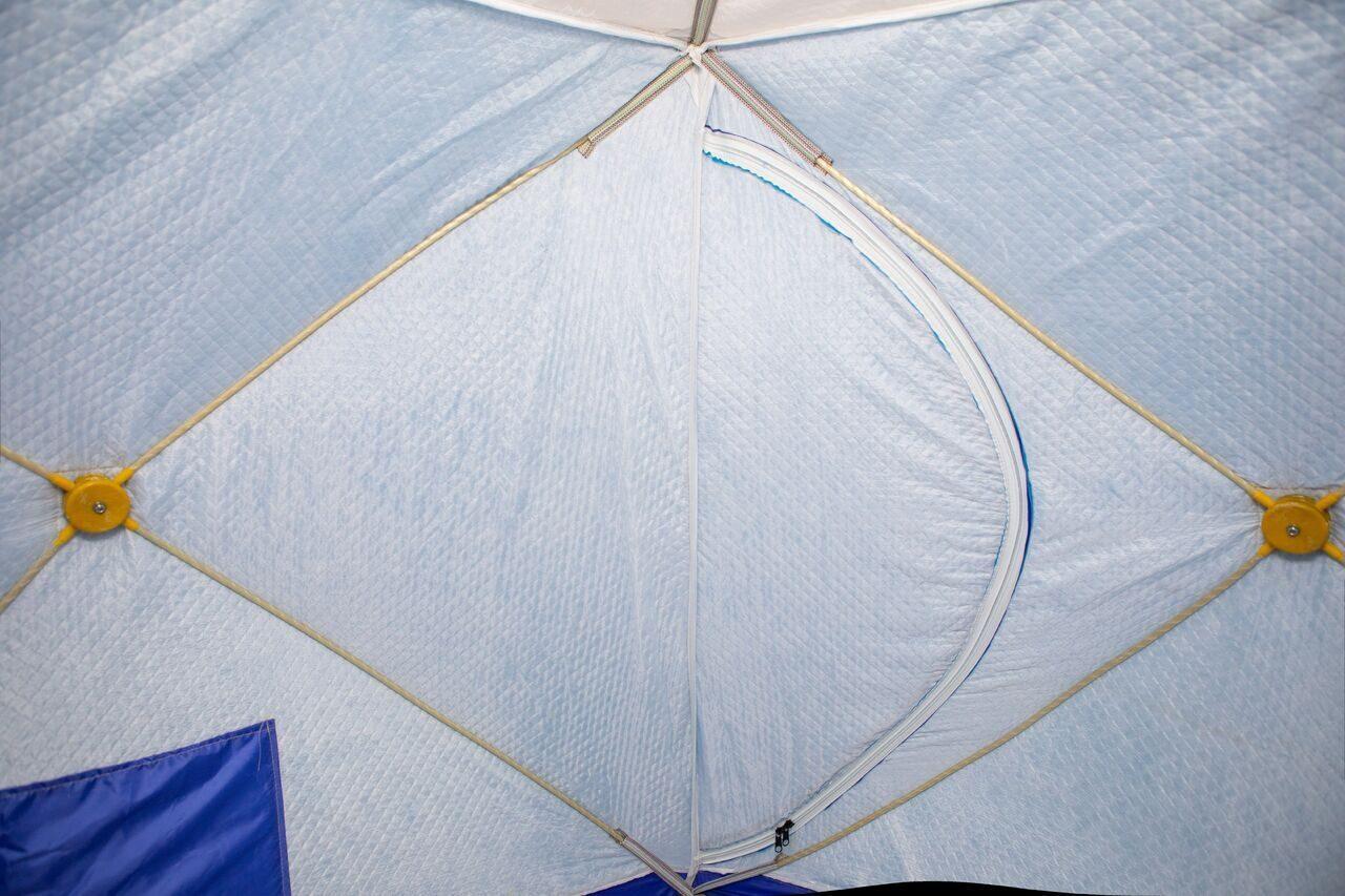 Палатка зимняя СТЭК "КУБ" Long 2-местная трехслойная дышащая - фото 6 - id-p220207577