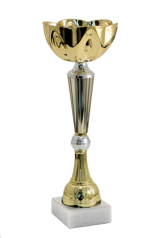 Кубок "Ампир" на мраморной подставке , высота 29 см, чаша 10 см арт. 114-290-100 - фото 1 - id-p220208399