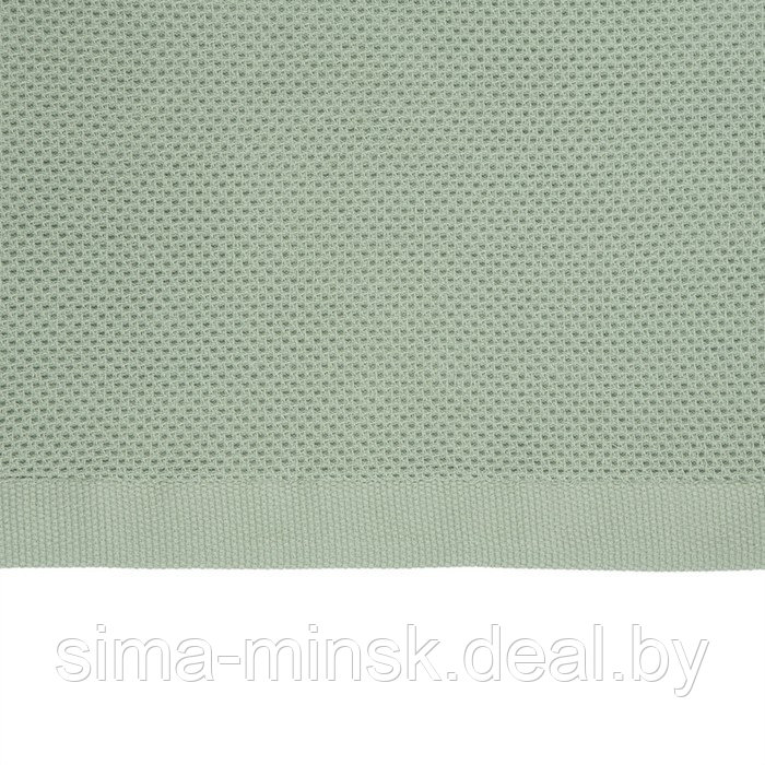 Полотенце для рук вафельное цвета шалфея Essential, размер 50х90 см - фото 5 - id-p220209955