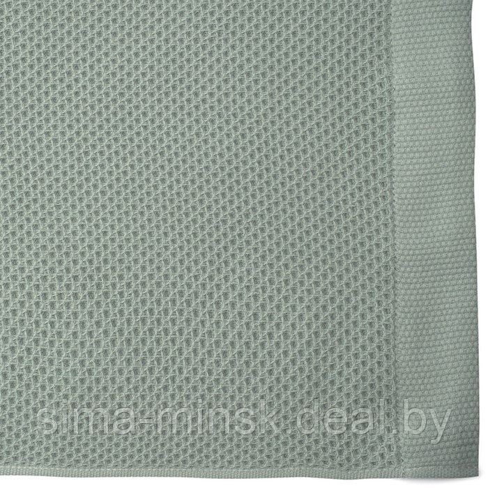 Полотенце банное вафельное цвета шалфея Essential, размер 70х140 см - фото 4 - id-p220209978