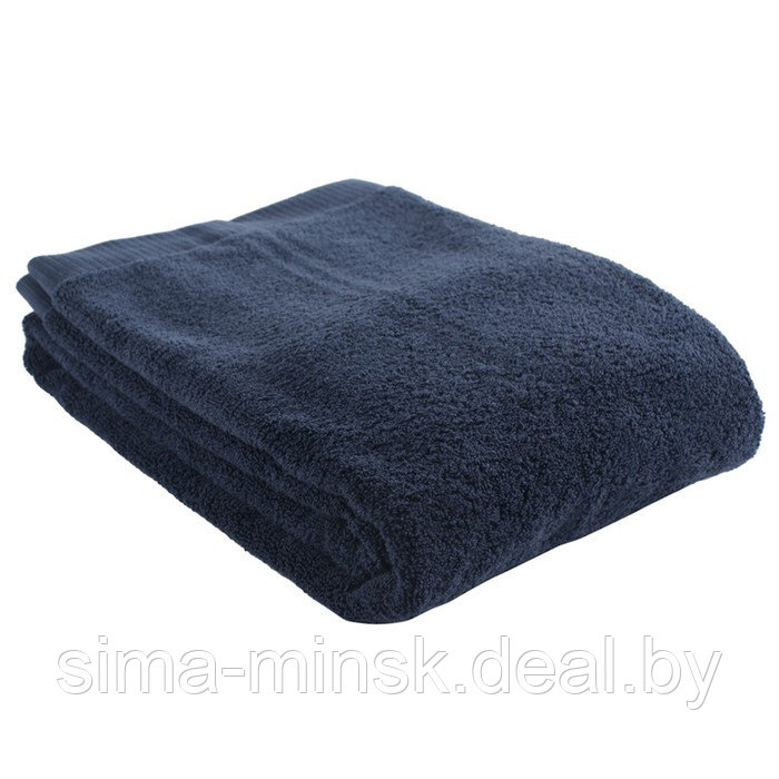 Полотенце банное темно-синего цвета Essential, размер 70х140 см - фото 1 - id-p220209979