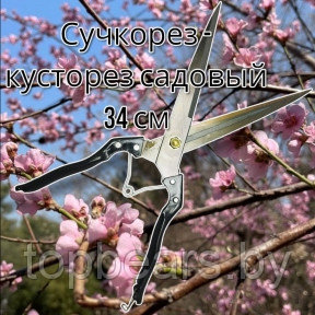 Ножницы - секатор ручные 34 см. / Сучкорез - кусторез садовый - фото 1 - id-p220211309